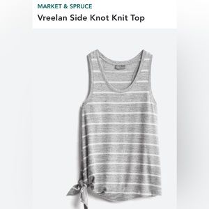 Medium market & spruce tank top